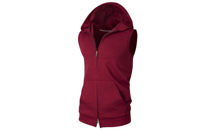 Sleeveless Men’s Hoodies – Cotton Gym & Casual Hooded Tank Tops for Summer and Workouts