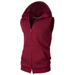 Sleeveless Men’s Hoodies – Cotton Gym & Casual Hooded Tank Tops for Summer and Workouts