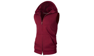 Sleeveless Men’s Hoodies – Cotton Gym & Casual Hooded Tank Tops for Summer and Workouts