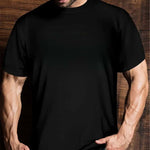 Men's Plus Size T-Shirts Loose Fit Casual Summer Tee Comfortable Stretch Fabric Trendy Big & Tall Men's Clothing