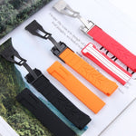 Waterproof Silicone Watch Strap for Men Sports Replacement Band for Racing, Electric Bicycle, and Casual Watches