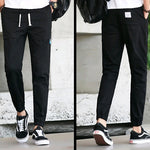 Men’s Harlan Overalls – Cotton Casual Nine-Length Pants with Belt, Stylish Autumn Cone Trousers