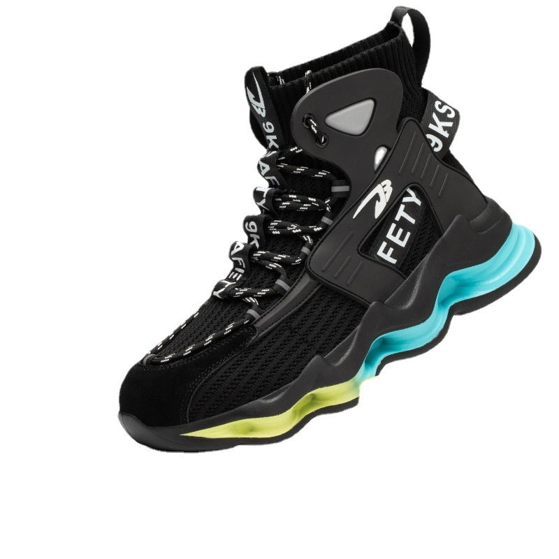 Men’s Steel Toe Safety Shoes Anti-Smash & Anti-Puncture Work Footwear Durable Protective Industrial Labor Sneakers