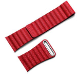 Genuine Leather Apple Watch Strap (38mm/42mm) - White, Black, Blue, Red Band