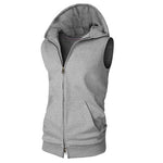 Sleeveless Men’s Hoodies – Cotton Gym & Casual Hooded Tank Tops for Summer and Workouts