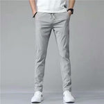 Men’s Drawstring Casual Pants  Korean Style Loose Straight Sweatpants Lightweight Summer Trousers Relaxed Fit Men’s Joggers