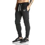 Men’s Running Training Pants Cotton Slim Joggers Sports Gym Workout Trousers Drawstring Waist Athletic Pants