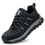 Men’s Lightweight Safety Shoes Breathable Deodorant Toe Cap Footwear for Construction & Work Sites