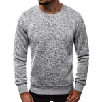 Autumn Winter Solid Hoodies – Men’s Cotton-Polyester Sweatshirts, Comfortable & Casual