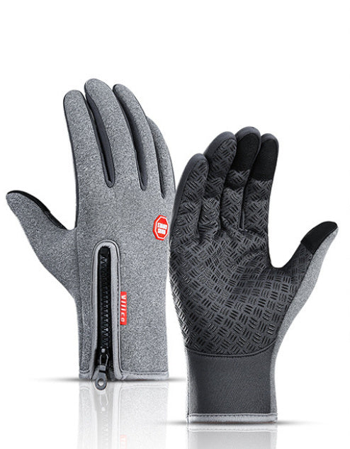 Winter Touch Screen Motorcycle Gloves | Waterproof Fleece Sports Gloves | Anti-Slip Riding Gloves