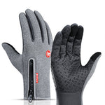 Winter Touch Screen Motorcycle Gloves | Waterproof Fleece Sports Gloves | Anti-Slip Riding Gloves