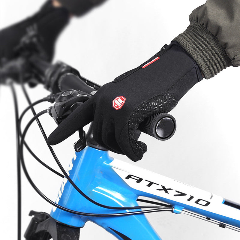 Winter Touch Screen Motorcycle Gloves | Waterproof Fleece Sports Gloves | Anti-Slip Riding Gloves