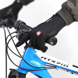 Winter Touch Screen Motorcycle Gloves | Waterproof Fleece Sports Gloves | Anti-Slip Riding Gloves
