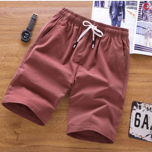 Wholesale Summer Shorts for Men – Lightweight Cotton Casual Shorts, Mid-Waist Lace-Up Pants
