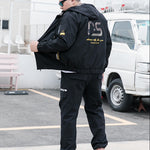 Bomber Jacket for Men Fashion Parka | Stylish Embroidered Loose Fit Jacket Casual Streetwear