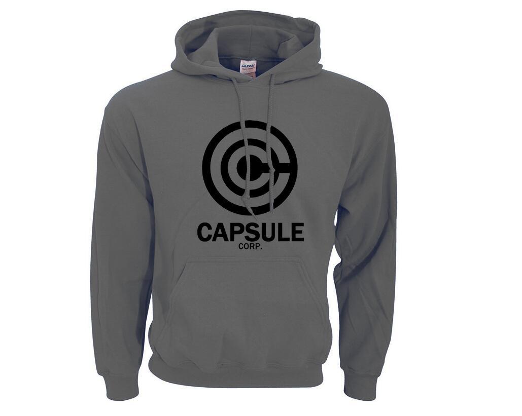 Capsule Corp Hoodies – Men’s Hip Hop Sweatshirts, Printed Cotton-Polyester Blend with Hood