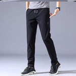 Men’s Drawstring Casual Pants  Korean Style Loose Straight Sweatpants Lightweight Summer Trousers Relaxed Fit Men’s Joggers
