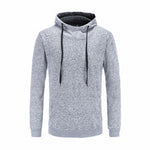 Autumn Winter Solid Hoodies – Men’s Cotton-Polyester Sweatshirts, Comfortable & Casual