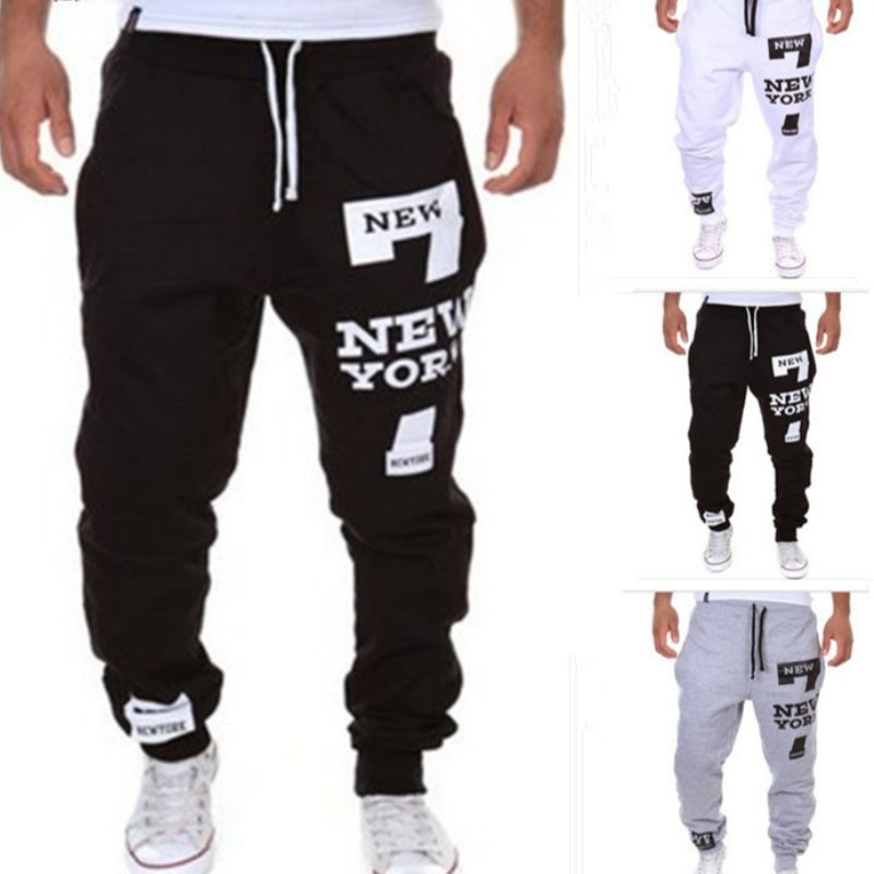 Men’s Fashion & Comfort Leisure Joggers – Cotton Casual Pants for Streetwear, Sports, and Everyday Wear