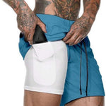 Men’s Pocket Compression Shorts  Quick Dry, Breathable, Moisture-Wicking Sports Base Layer for Training & Gym