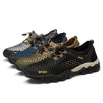 New Style Outdoor Breathable Mesh Shoes – Lightweight Non-Slip Hiking Sneakers for Men
