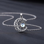 Sun & Moon Pendant Necklace Unisex Moonlight Clavicle Chain Niche Geometric Jewelry Gift