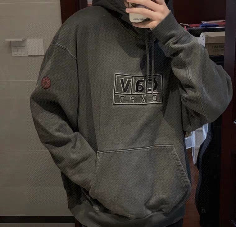 Make Old Embroidered Hoodies – Vintage Harbor Style Cotton Pullover, Casual Streetwear Hoodie for Men & Women