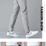 Men’s Drawstring Casual Pants  Korean Style Loose Straight Sweatpants Lightweight Summer Trousers Relaxed Fit Men’s Joggers