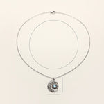 Sun & Moon Pendant Necklace Unisex Moonlight Clavicle Chain Niche Geometric Jewelry Gift