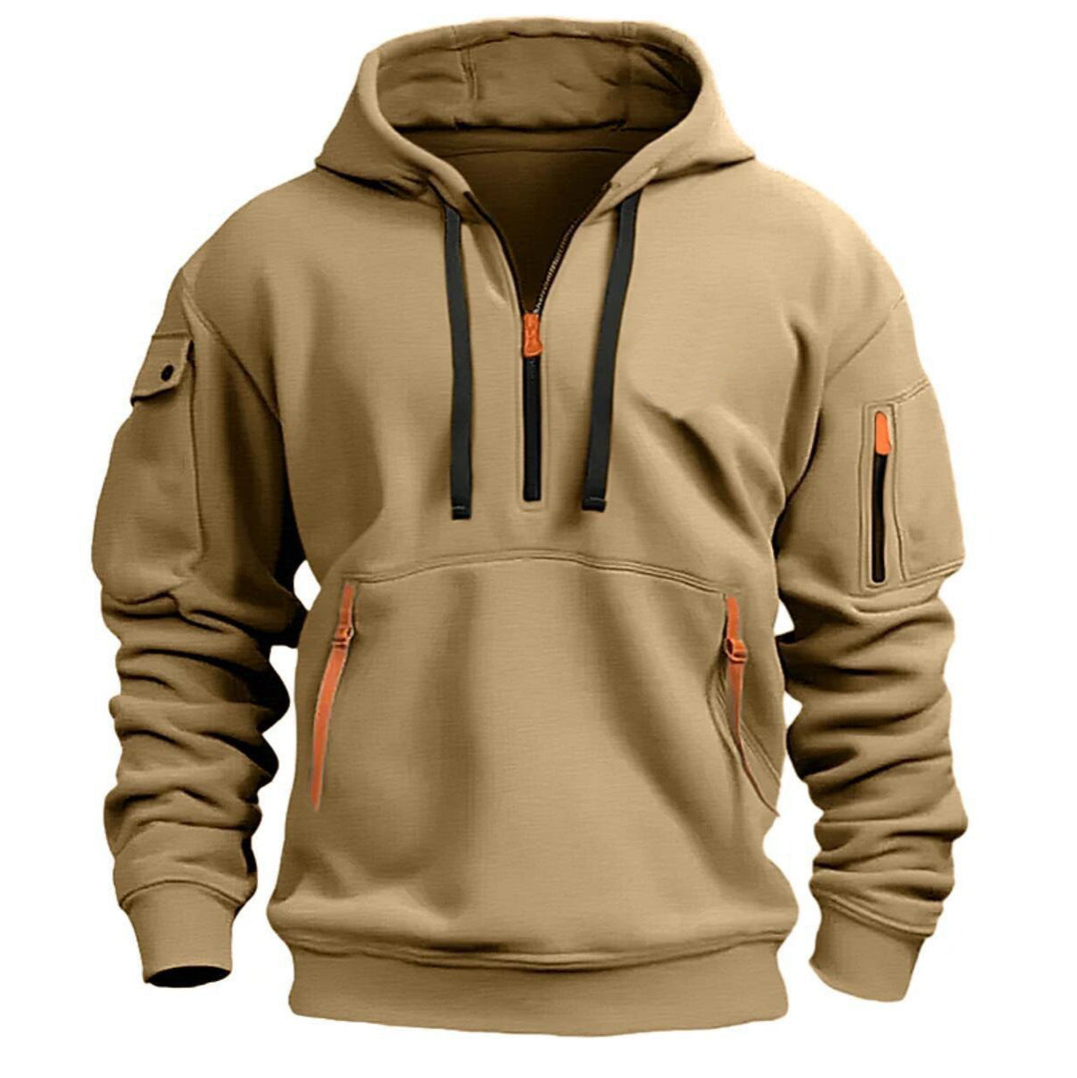 Dropped Shoulder Hooded Sweatshirt – Men’s & Women’s Plus Size Loose Pullover, Casual Streetwear Hoodie