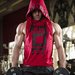 Men’s Summer Sleeveless Hoodies – Lightweight Cotton Muscle Tank Top for Workout & Casual Wear
