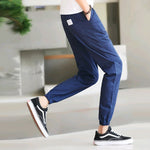 Men’s Harlan Overalls – Cotton Casual Nine-Length Pants with Belt, Stylish Autumn Cone Trousers