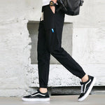 Men’s Harlan Overalls – Cotton Casual Nine-Length Pants with Belt, Stylish Autumn Cone Trousers