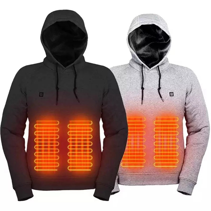 2024 Outdoor Electric USB Heating Jacket – Waterproof Windproof Heated Coat for Men & Women