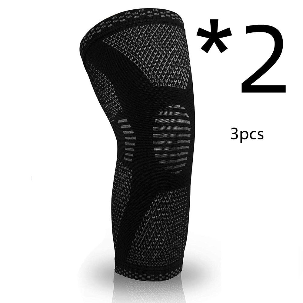 Sports Knee Pads for Men & Women | Knitted Compression Knee Support | Breathable Fitness & Running Protection Gear