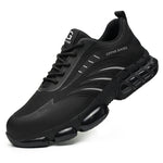 Popcorn Sole Protective Safety Shoes – Anti-Smash, Anti-Puncture Steel Toe Work Footwear for Men