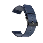 Genuine Leather Universal Watch Strap (18mm-24mm) - Brown, Black, Blue & Orange