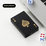 Poker Card Metal Windproof Lighter | Creative Zinc Alloy Keychain | Refillable Straight Flame Cigarette Lighter Gift