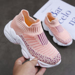Girls’ Soft Casual Shoes – Lightweight Flying Weave Footwear for Everyday Comfort | All Seasons
