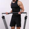 Gym Equipment Handle with Bearing Ring | Steel Pilates Stick Bar | Fitness Training Handle for Home Workout & Resistance Bands
