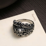 Men’s Punk Crown Ring Titanium Steel European & American Unisex Fashion Ring Gothic Jewelry