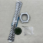 Watch Assembly Accessories Dial Finger Precision Steel NH35 Watch Case Kit with Crown & Pointer