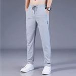 Men’s Drawstring Casual Pants  Korean Style Loose Straight Sweatpants Lightweight Summer Trousers Relaxed Fit Men’s Joggers