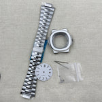 Watch Assembly Accessories Dial Finger Precision Steel NH35 Watch Case Kit with Crown & Pointer