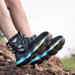 Men’s Steel Toe Safety Shoes Anti-Smash & Anti-Puncture Work Footwear Durable Protective Industrial Labor Sneakers