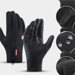Winter Touch Screen Motorcycle Gloves | Waterproof Fleece Sports Gloves | Anti-Slip Riding Gloves