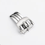 Stainless Steel Folding Watchband Buckle 20mm Watch Strap Clasp Replacement Accessory