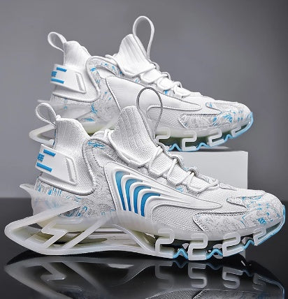 Cool Men’s Running Sneakers Breathable Mesh Sports Shoes | Anti-Skid Fashion Walking Footwear